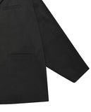 アジョバイアジョ(AJOBYAJO) Plain Batwing Oversized Blazer [Black]