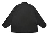 アジョバイアジョ(AJOBYAJO) Plain Batwing Oversized Blazer [Black]