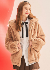 AQO_studiospace(アコスタジオスペース) AQO BEAR FUR JACKET BEIGE – UNDERSTUDY CLUB