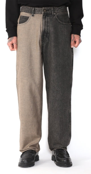 アジョバイアジョ(AJOBYAJO)  Twofold Washed Jeans [Charcoal]
