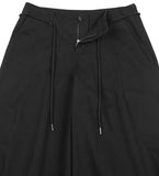 アジョバイアジョ(AJOBYAJO)  Oversized Cotton Nylon Pants [Black]