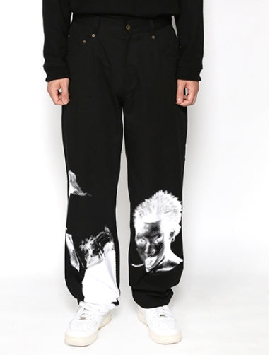 アジョバイアジョ(AJOBYAJO)  Taigan Cotton Pants [Black]