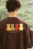 AQO_studiospace(アコスタジオスペース)   AQO RAINBOW BEAR SWEATSHIRTS BROWN