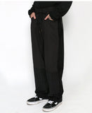 アジョバイアジョ(AJOBYAJO)  Tri Mixed Corduroy Pants [Black]