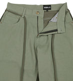 アジョバイアジョ(AJOBYAJO)  Tri Mixed Corduroy Pants [Khaki]