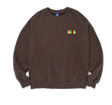 AQO_studiospace(アコスタジオスペース)   AQO RAINBOW BEAR SWEATSHIRTS BROWN