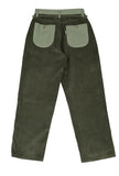 アジョバイアジョ(AJOBYAJO)  Tri Mixed Corduroy Pants [Khaki]