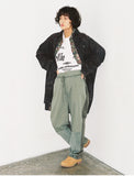 アジョバイアジョ(AJOBYAJO)  Tri Mixed Corduroy Pants [Khaki]