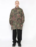 アジョバイアジョ(AJOBYAJO) Oversized Camouflage Shirt [Burgundy]