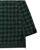 アジョバイアジョ(AJOBYAJO) Oversized Buffalo Check Mixed Shirt [Green]