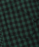 アジョバイアジョ(AJOBYAJO) Oversized Buffalo Check Mixed Shirt [Green]