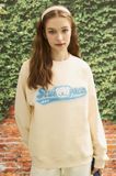 AQO_studiospace(アコスタジオスペース)    AQO VARSITY LOGO SWEATSHIRTS IVORY