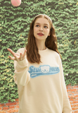 AQO_studiospace(アコスタジオスペース)    AQO VARSITY LOGO SWEATSHIRTS IVORY