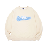 AQO_studiospace(アコスタジオスペース)    AQO VARSITY LOGO SWEATSHIRTS IVORY