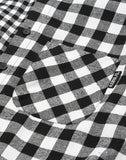 アジョバイアジョ(AJOBYAJO) Oversized Buffalo Check Mixed Shirt [White]