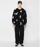 アジョバイアジョ(AJOBYAJO) Dove Oversized Sweater [Black]