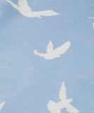 アジョバイアジョ(AJOBYAJO) Dove Oversized Sweater [Sky Blue]