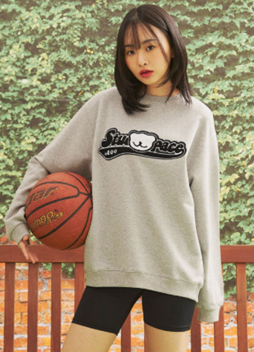 AQO_studiospace(アコスタジオスペース)    AQO VARSITY LOGO SWEATSHIRTS GRAY
