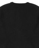 アジョバイアジョ(AJOBYAJO) "Maing" Girl Oversized Wool Knit Sweater [Black]