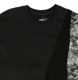 アジョバイアジョ(AJOBYAJO)   Mixed Fabrics Sweatshirt [Black]