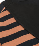 アジョバイアジョ(AJOBYAJO)   Twofold Stripe Sweatshirt [Black]