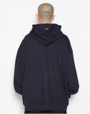 アジョバイアジョ(AJOBYAJO)   Boucle Embroidered Hoodie [Navy]