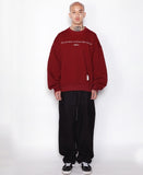 アジョバイアジョ(AJOBYAJO)   "To the Haters" Sweatshirt [Burgundy]