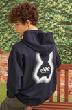 AQO_studiospace(アコスタジオスペース)    AQO SHINING BEAR HOODIE NAVY