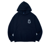 AQO_studiospace(アコスタジオスペース)    AQO SHINING BEAR HOODIE NAVY