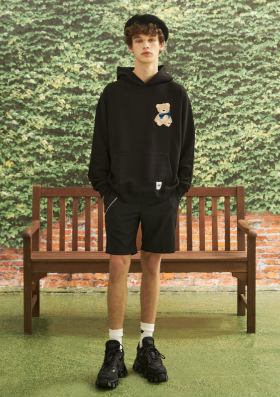 AQO_studiospace(アコスタジオスペース)     AQO OG BEAR HOODIE BLACK