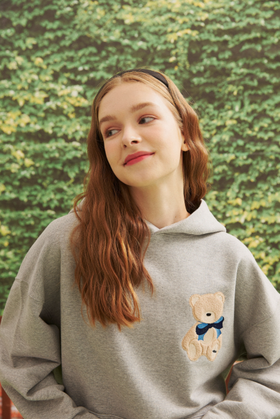 AQO_studiospace(アコスタジオスペース)     AQO OG BEAR HOODIE GRAY