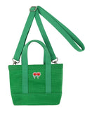 ワンダービジター(WONDER VISITOR)  Logo mini cross bag [Green]