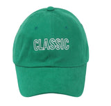ワンダービジター(WONDER VISITOR)  Classic Logo Ball cap [Green]