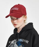 ワンダービジター(WONDER VISITOR)  Classic Logo Ball cap [Burgundy]