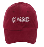 ワンダービジター(WONDER VISITOR)  Classic Logo Ball cap [Burgundy]