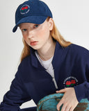 ワンダービジター(WONDER VISITOR)  Logo Ball cap [Navy]