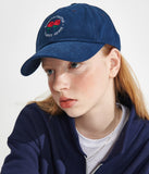 ワンダービジター(WONDER VISITOR)  Logo Ball cap [Navy]