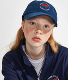 ワンダービジター(WONDER VISITOR)  Logo Ball cap [Navy]