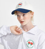 ワンダービジター(WONDER VISITOR)  Logo two-tone Ball cap