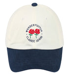 ワンダービジター(WONDER VISITOR)  Logo two-tone Ball cap