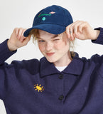 ワンダービジター(WONDER VISITOR)  Stella Ball cap [Navy]