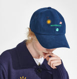 ワンダービジター(WONDER VISITOR)  Stella Ball cap [Navy]