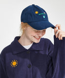 ワンダービジター(WONDER VISITOR)  Stella Ball cap [Navy]