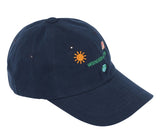 ワンダービジター(WONDER VISITOR)  Stella Ball cap [Navy]