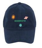 ワンダービジター(WONDER VISITOR)  Stella Ball cap [Navy]