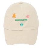 ワンダービジター(WONDER VISITOR)  Stella Ball cap [Beige]