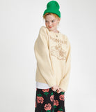 ワンダービジター(WONDER VISITOR)  Rose patern Knit Skirt [Black]