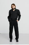 イーエスシースタジオ(ESC STUDIO) slit trouser pants(black)