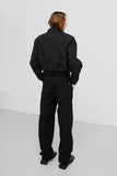 イーエスシースタジオ(ESC STUDIO) slit trouser pants(black)