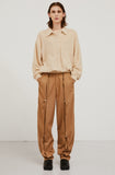 イーエスシースタジオ(ESC STUDIO) slit trouser pants(beige)